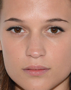 Alicia Vikander's Face