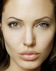 Angelina Jolie's eyes