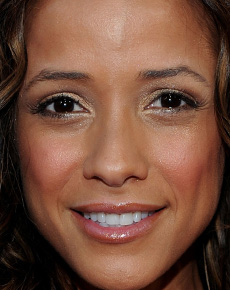 Dania Ramirez's lips