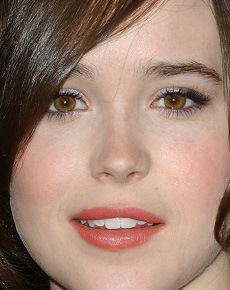 Ellen Page's lips