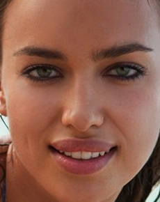 Irina Shayk's Face