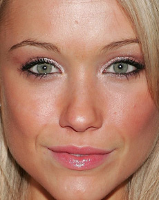 Katrina Bowden's eyes