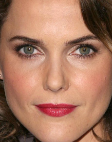 Keri Russell's lips