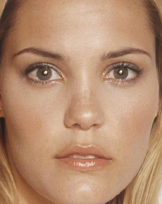 Leslie Bibb's lips