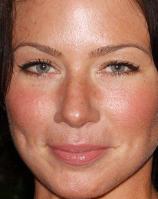 Lynn Collins's lips