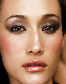 Maggie Q's lips