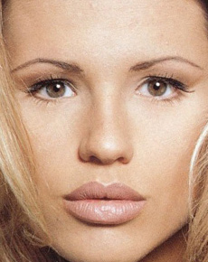 Michelle Hunziker's Face