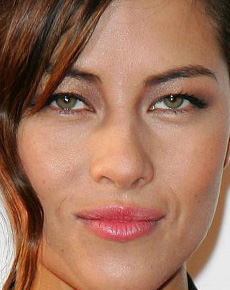 Mylene Jampanoi's lips