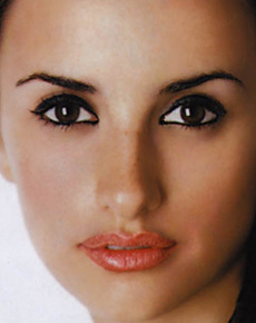 Penelope Cruz's eyes