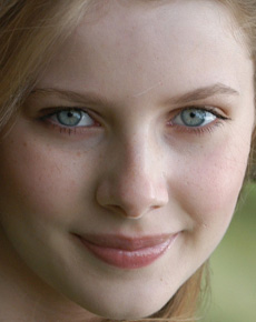 Rachel Hurd Wood's eyes