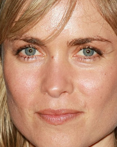 Radha Mitchell's eyes