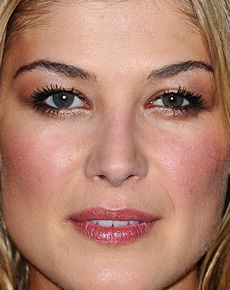 Rosamund Pike's eyes