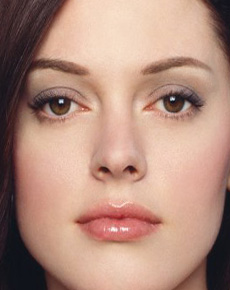 Rose Mcgowan's eyes