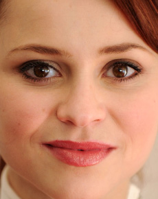 Sasha Cohen's eyes